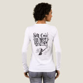 "Zelfzorg is niet egoïstisch" Inspirerend afbeeldi Tri-Blend Shirt (Achterkant)