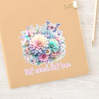 ZELFZORG IS ZELFLIEFDE, DAGELIJKSE POSITIEVE BEVES STICKER