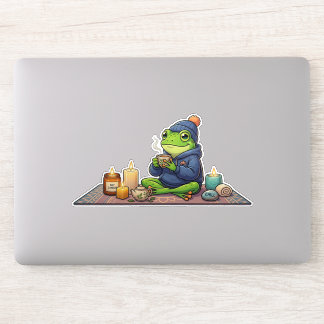 Zelfzorg Kikker Sticker