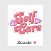 Zelfzorg Liefde Harten Motiverend  Sticker (Vel)
