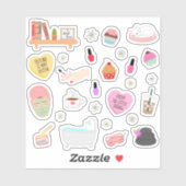 Zelfzorg Mij Tijd Gezellig Ontspannen Bullet Journ Sticker (Vel)