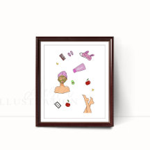 Zelfzorg, mode illustratie