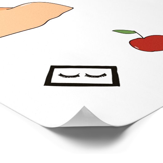 Zelfzorg, mode illustratie poster (Hoek)