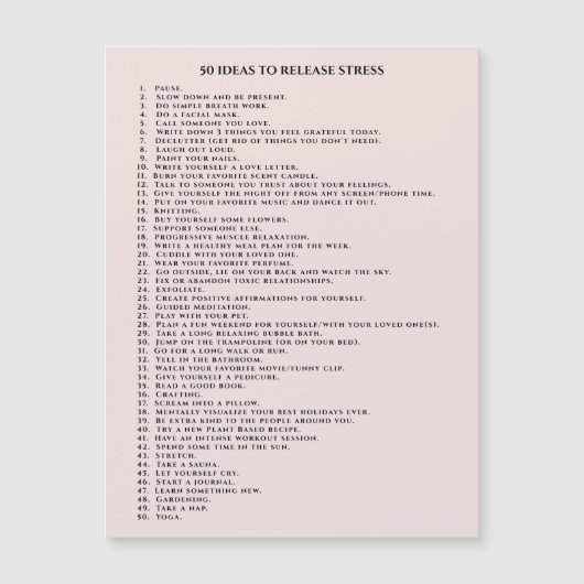 Zelfzorg motivatie blush roze (Voorkant)