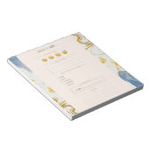 Zelfzorg roze Planner goud luxe waterverf Notitieblok (Schuin)
