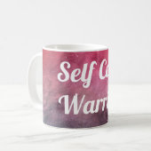 Zelfzorg strijder koffiemok (Voorkant links)