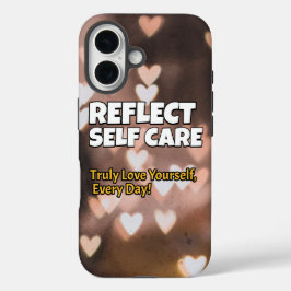 Zelfzorg-thema telefoonhoesje iPhone 16 hoesje