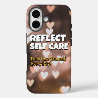 Zelfzorg-thema telefoonhoesje iPhone 16 hoesje