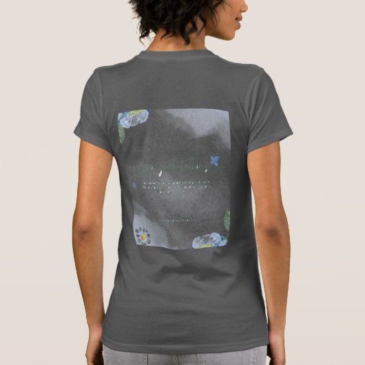 Zelfzorg Vision Board 2025 T-shirt (Achterkant)