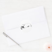 Zelfzorgcoach (hondeneditie) ronde sticker (Envelop)