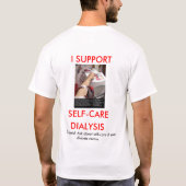 ZELFZORGDIALYSE - Gepersonaliseerd T-shirt (Achterkant)