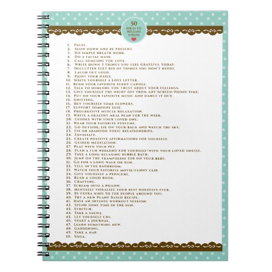 Zelfzorgmotivatie Notitieboek (Voorkant)