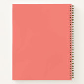 Zelfzorgofferte Koraal Rode Kunst Leveringen Notitieboek (Achterkant)