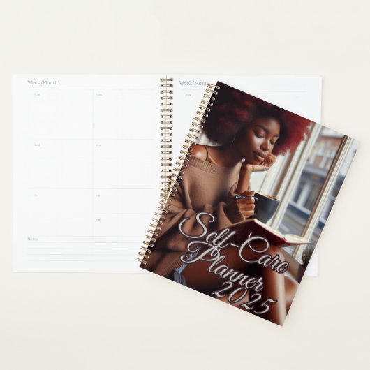 Zelfzorgplanner 2025: plannen voor koffie planner (Display)