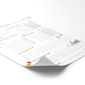 Zelfzorgplanner voor drukke moeders Gezellige Welz Poster (Hoek)