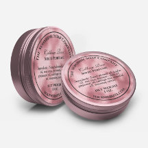 Zelfzorgproduct van geweven roze folie in vintage 