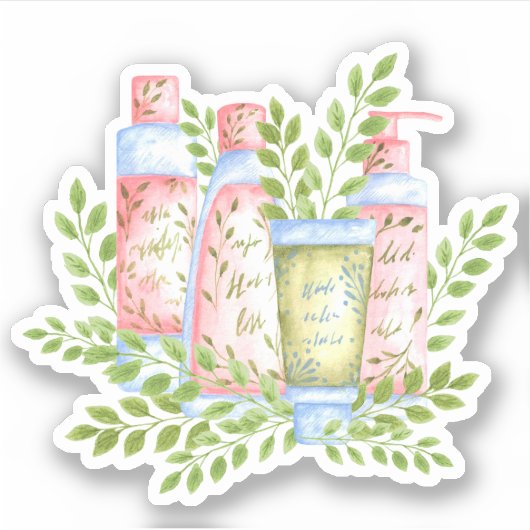 Zelfzorgproducten Sticker (Voorkant)