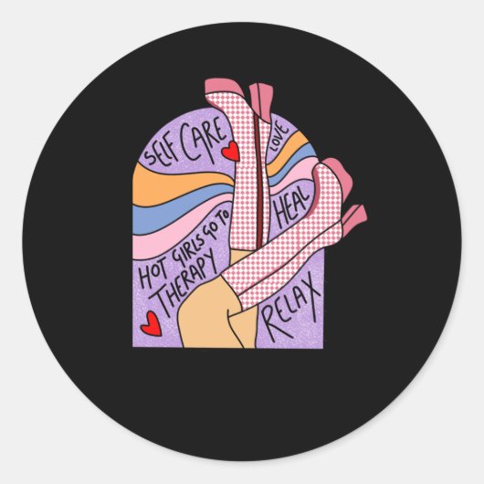 Zelfzorgtherapie Sticker (Voorkant)