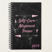 Zelfzorguitlijning maakt zelfhulpmantra's mogelijk planner (Voorkant)