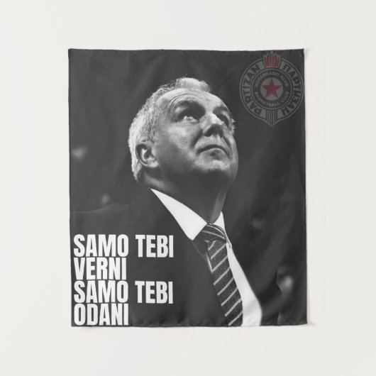 Zeljko Obradovic ZOC Partizan Wandkleed (Voorkant)