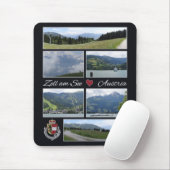 Zell am See, Austria mousepad Muismat (Met muis)
