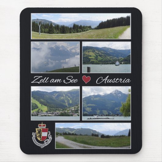 Zell am See, Austria mousepad Muismat (Voorkant)
