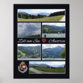 Zell am See, Austria poster (Voorkant)