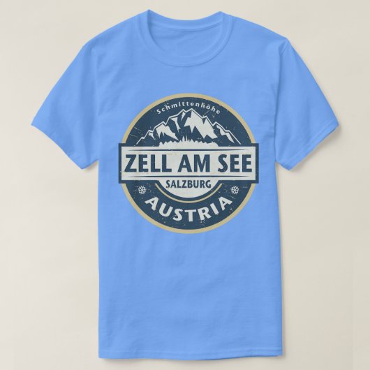 Zell am See Austria T-shirt (Design voorkant)