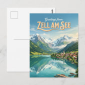 Zell am See Oostenrijk Briefkaart (Voorkant / Achterkant)