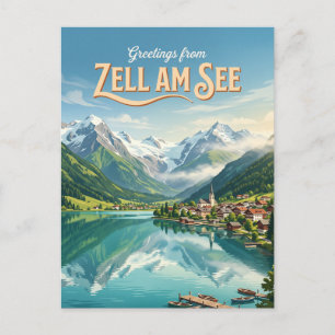 Zell am See Oostenrijk Briefkaart