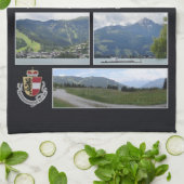 Zell am See, Oostenrijk handdoek (Gevouwen)