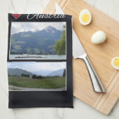Zell am See, Oostenrijk handdoek (Quarter Fold)