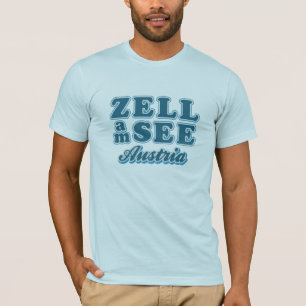Zell am See, Oostenrijk shirt - kies stijl, kleur