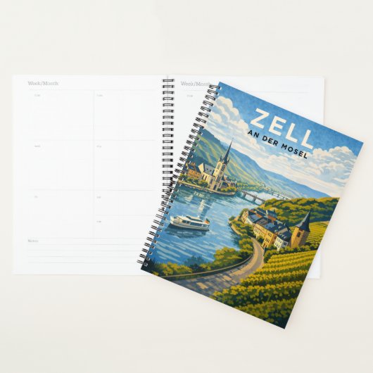 Zell Germany Vintage Travel Art Planner (Display)