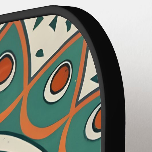 Zellige Marokkaans Pickleball Paddle (Links Detail)