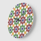 zellige Pattern Moroccan Ceramic Art Traditional Grote Klok (Hoek)