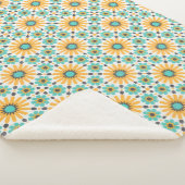 Zellige Radiance: kleurrijke Andalusische geometri Sherpa Deken (3/4)