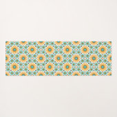 Zellige Radiance: kleurrijke Andalusische geometri Yogamat (Achterkant (horizontaal))