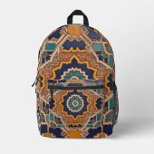 Zellige Spirit Bedrukte Rugzak (Voorkant)