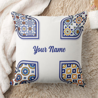 Zellij Marokkaans Mozaïek Sierkussen – Traditionee