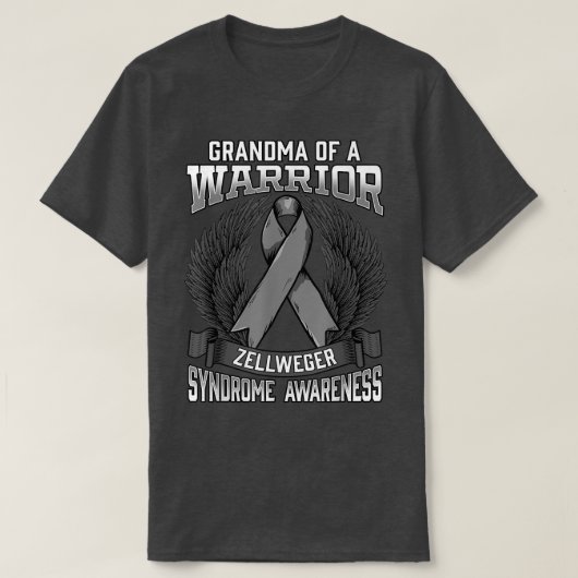 Zellweger Syndrome Family Awareness Grandmoeder Wi T-shirt (Design voorkant)
