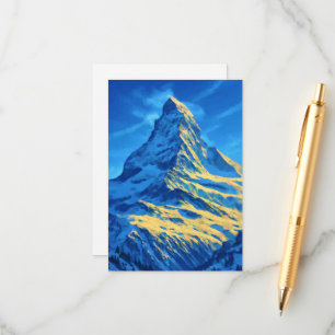 Zematt Matterhorn Zwitserland Informatiekaartje
