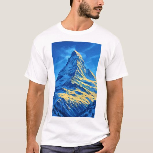 Zematt Matterhorn Zwitserland T-shirt (Voorkant)