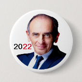 Zemmour 2022 ronde button 7,6 cm (Voorkant)