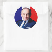 Zemmour President 2022 Ronde Sticker (Tas)
