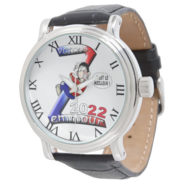 Zemmour President Horloge (Gekanteld)