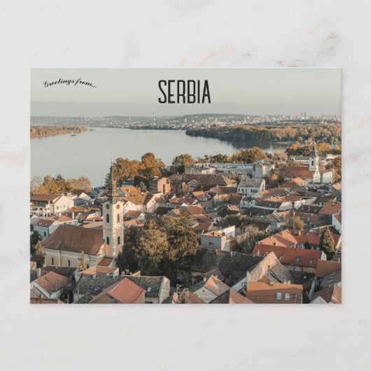 Zemun Belgrado Serbia Briefkaart (Voorkant)