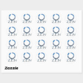 zen-2 ronde sticker (Vel)