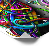 Zen-A — Abstract Zen Doodle Art Poster (Hoek)