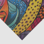 Zen Abstracte decoupage Tissuepapier (Detail)